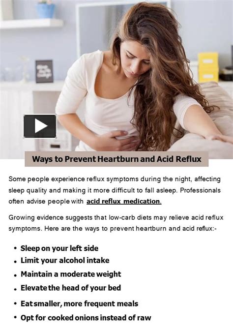 PPT Ways To Prevent Heartburn And Acid Reflux PowerPoint Presentation