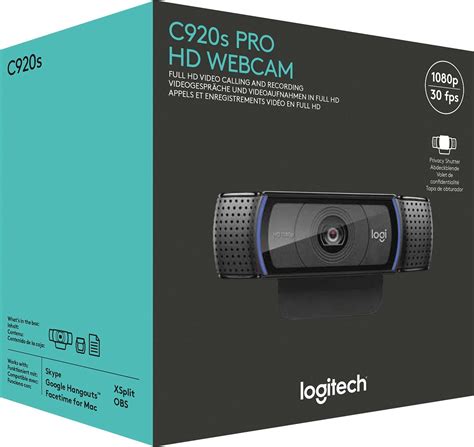 Logitech C920s PRO Full HD Webcam With Privacy Shutter Atelier Yuwa