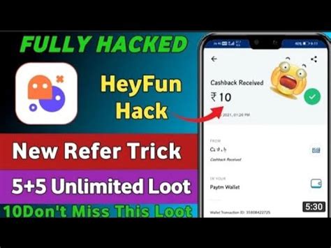 Hey Fun App Bug Trick Unlimited Trick One Number Unlimited Refer