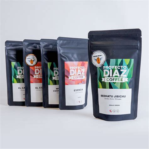 proyecto diaz coffee shop coffee sampler pack