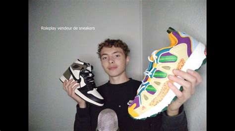 Asmr Fr Roleplay Vendeur De Sneakers Youtube