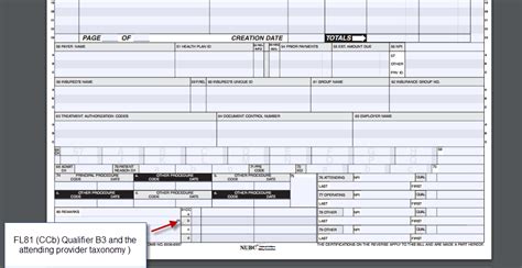 Placement Of Taxonomy Code On Medical Claim Form Claimforms Net