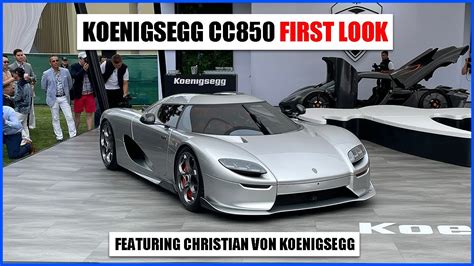 Koenigsegg CC850 First Look With Christian Von Koenigsegg Cars And