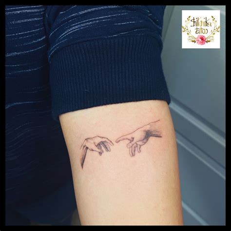 The creation of Adam tattoo | Michael angelo tattoo, Intimate tattoos, Angelo tattoo