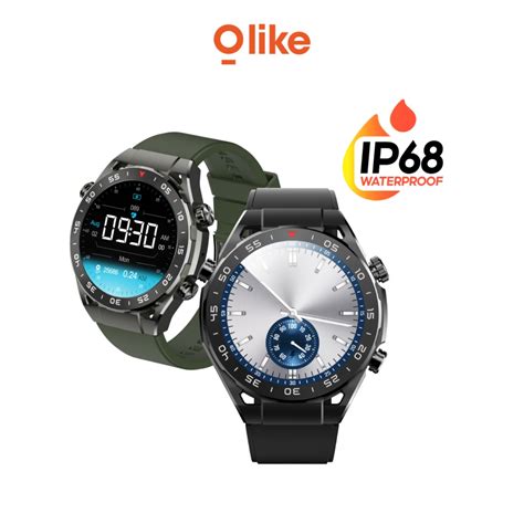 Jual Olike Smartwatch Atlas Fm Hd Display Inch Full Metal Frame