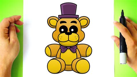 Como Desenhar Fredbear De Pelucia Como Dibujar A Fredbear De Peluche