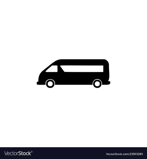 Minibus Icon Element Of Car Type Icon Premium Vector Image