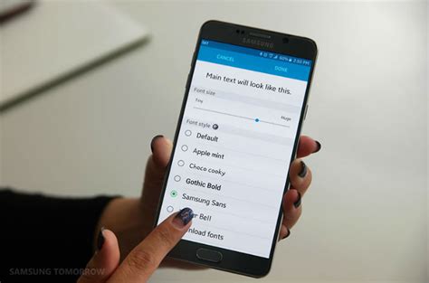 Create The Face Of Galaxy Devices Font Designer Jieun Kim Samsung