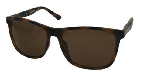 Timberland Sunglass Mens Dark Havana Rectangle Plastic Brown Lens Tb7289 52e