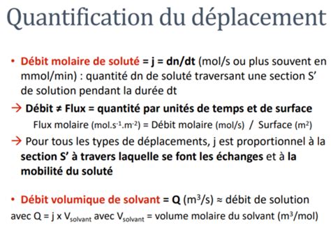 Biophysique D Placements Mol Culaires Flashcards Quizlet