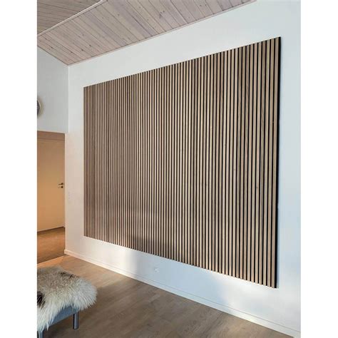 Slat Panel Wall Acoustic Wood Panel Decorative Wood Slat Wall Panels