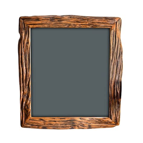 Premium Photo Square Wooden Picture Frame Mockup