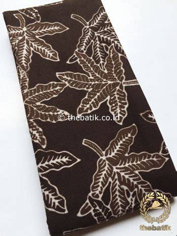 Jual Bahan Kain Baju Batik Warna Alam Daun Jari THEBATIK CO ID