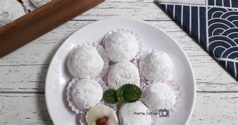 Resep Mochi Isi Kacang Tanah Oleh Mama Fathan Cookpad