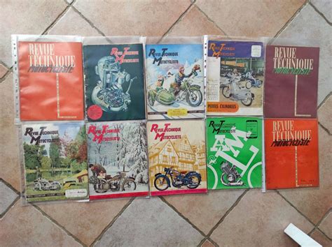 Lot Revues Techniques Motos Scooters 1948 1958 à vendre