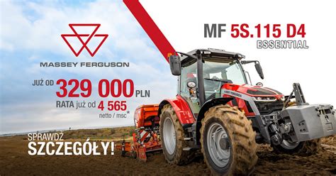 Ciągniki MF 5S 115 od 329 000PLN PROMOCJA AGRO MAREK sprzedaż