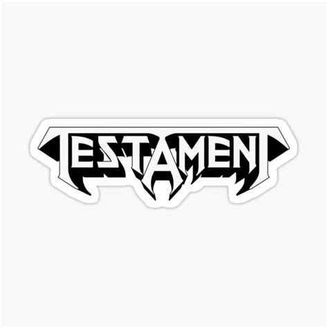 "Testament Band" Sticker for Sale by RickDesigns | Redbubble