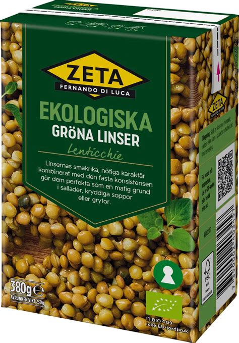 Linser EKO Zeta 380g Jämför pris handla via Matspar se