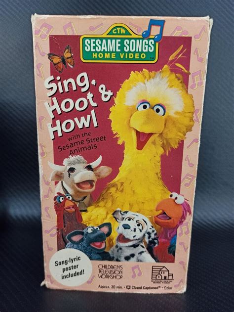 Sesame Street Sing Hoot Howl Vhs 1991 74645131238 Ebay