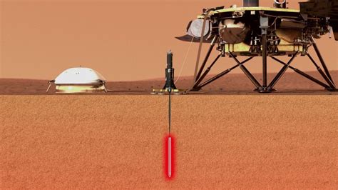 Nasa Insight Probe Mars Mole Hits Blockage In Its Burrow Bbc News