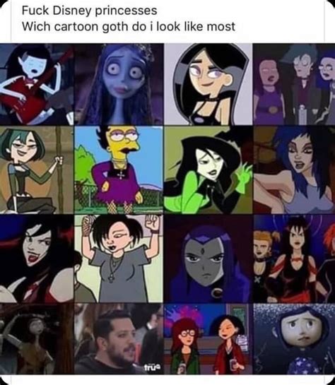 Fuck Disney Princesses Wich Cartoon Goth Do Look Like Most Ifunny