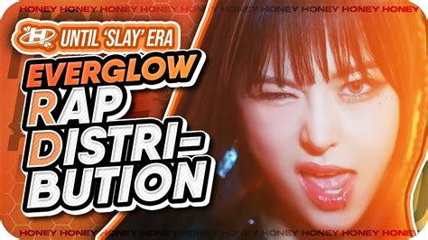 EVERGLOW Rap Distribution All Title Tracks Until SLAY YouTube