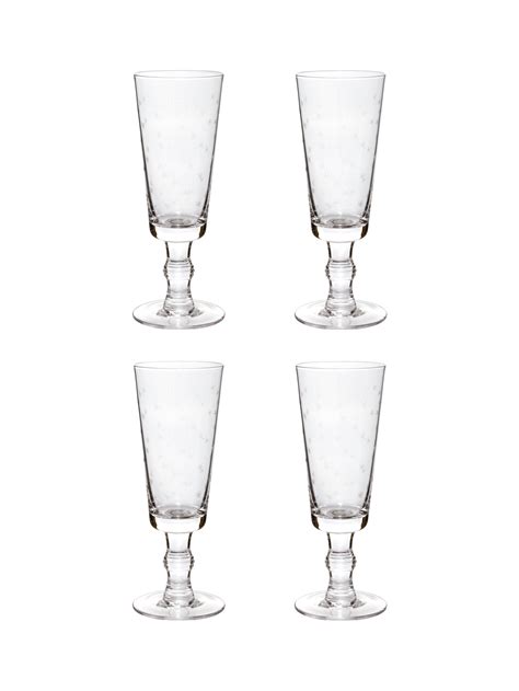 Shop The Crystal Champagne Flutes With Stars At Weston Table
