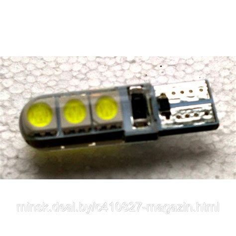 Светодиод T10 (W5W) - 6SMD 50*50 (с обманкой, в силиконе): продажа ...