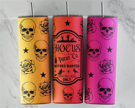 Hocus Pocus Sublimation Design Fall Season Tumbler Design Etsy