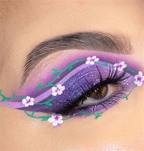 Purple Glitter Makeup Vine Saubhaya Makeup