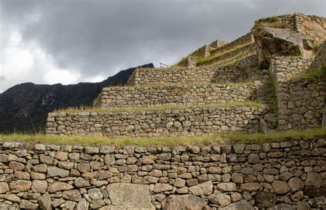 Inca Ruins Chez Machu Picchu Image Stock Image Du Am Rique