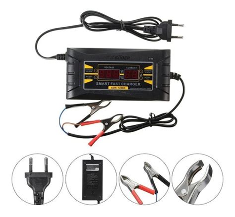 Cargador Bateria Inteligente 12v 6amp Auto Plomo Gel Litio Cuotas Sin