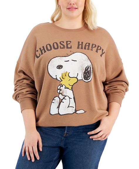 Grayson Threads The Label Trendy Plus Size Snoopy Sweatshirt Macys