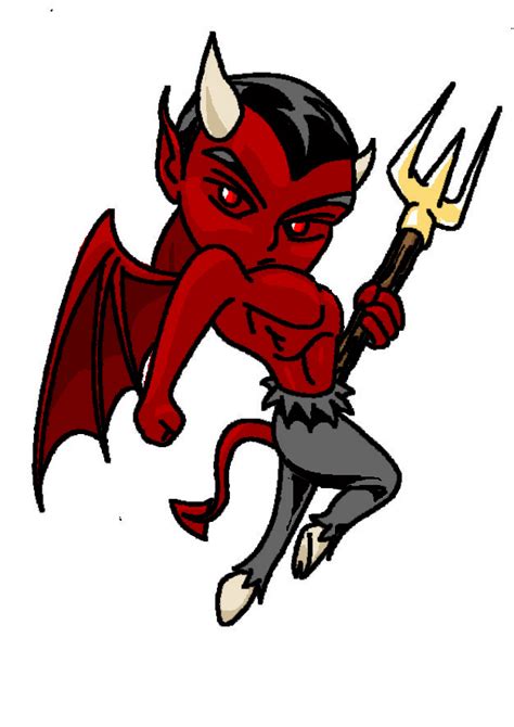 Little Devil Tattoo Behind Clip Art Library