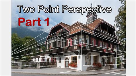 Two Point Perspective Part 1 How To Find Vanishing Points Youtube