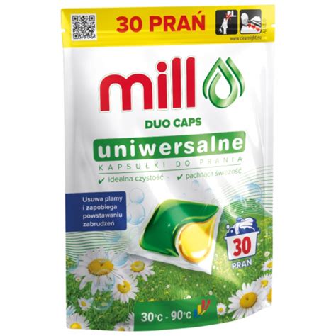 Mill Professional Uniwersalne Kapsułki do Prania Bieli i Koloru 30 szt