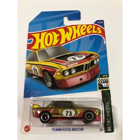 Hot Wheels STH 73 BMW 3 0 CSL RACE CAR Shopee Malaysia