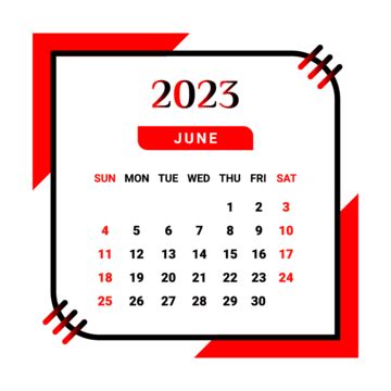 Calendar Planner Vector Art Png Calendar With Red And Black