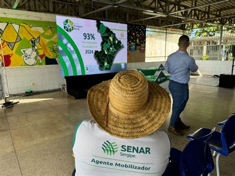 Senar Sergipe Abre Credenciamento Para Agente Mobilizador Em Cinco