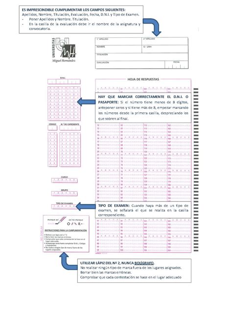 Formato De Un Examen