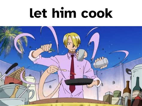 A Man In A Pink Shirt And Tie Holding A Frying Pan With Food On It