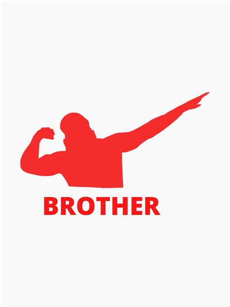 "Hulk Hogan - Brother" Sticker for Sale by WrestleWrap | Redbubble