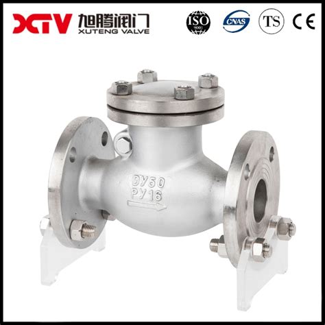 ANSI 150lb SS304 Industrial Flanged Check Valve Swing Check Valve Non