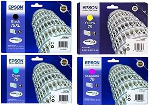 Epson Cartucce D Inchiostro Originali 79XL E 79 Set Da 4 Pezzi Per