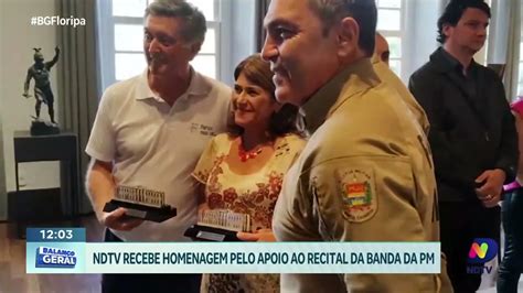 NDTV é homenageada pela Polícia Militar por apoio ao Recital de Natal