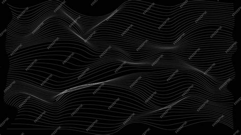 Premium Vector Wavy Lines