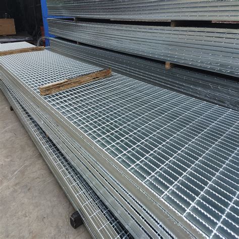 Toothed Galvanized Steel Grating Platform Access Leak Proof Floor