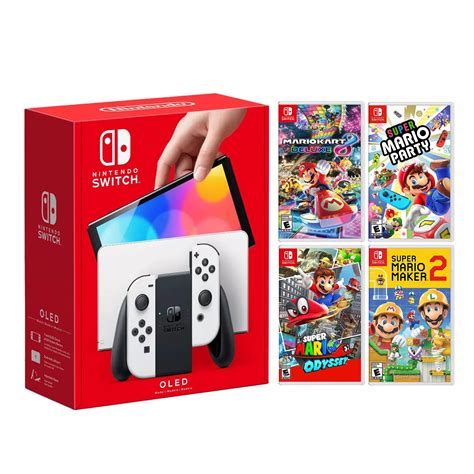 Buy Nintendo Switch 2021 Novo Modelo Oled White Joy Con Console De 64