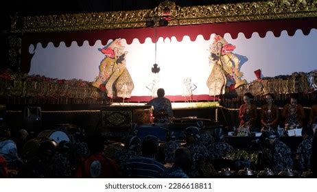 Wayang Kulitshadow Puppet Show Art Stage Stock Photo 2286618811 ...