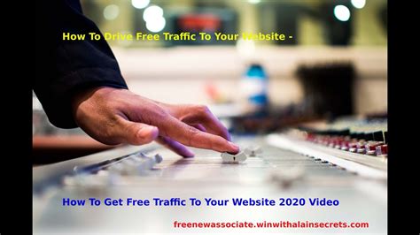 How To Drive Free Traffic To Your Website How To Get Free Traffic To